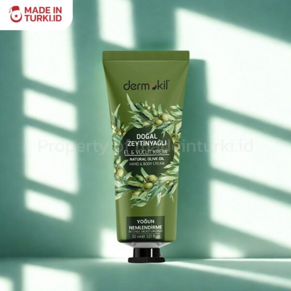 Dermokil Natural Olive Oil Hand & Body Cream 75gr - Beauty & Care Turki