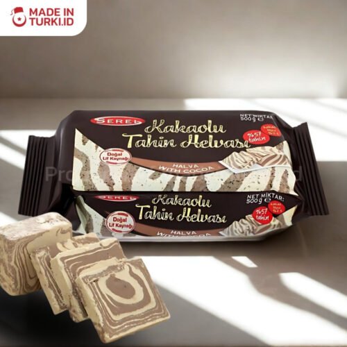 Serel Kakaolu Tahin Helvası 500 gr - Halva Cokelat Turki