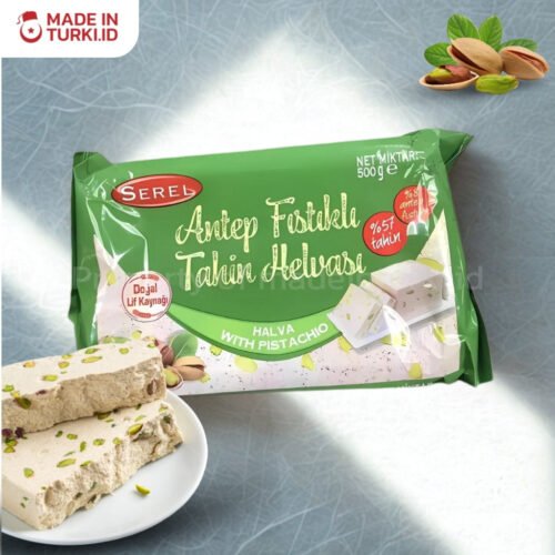 Serel Antep Fıstıklı Tahin Helvası 500 gr - Halva Pistachio Turki