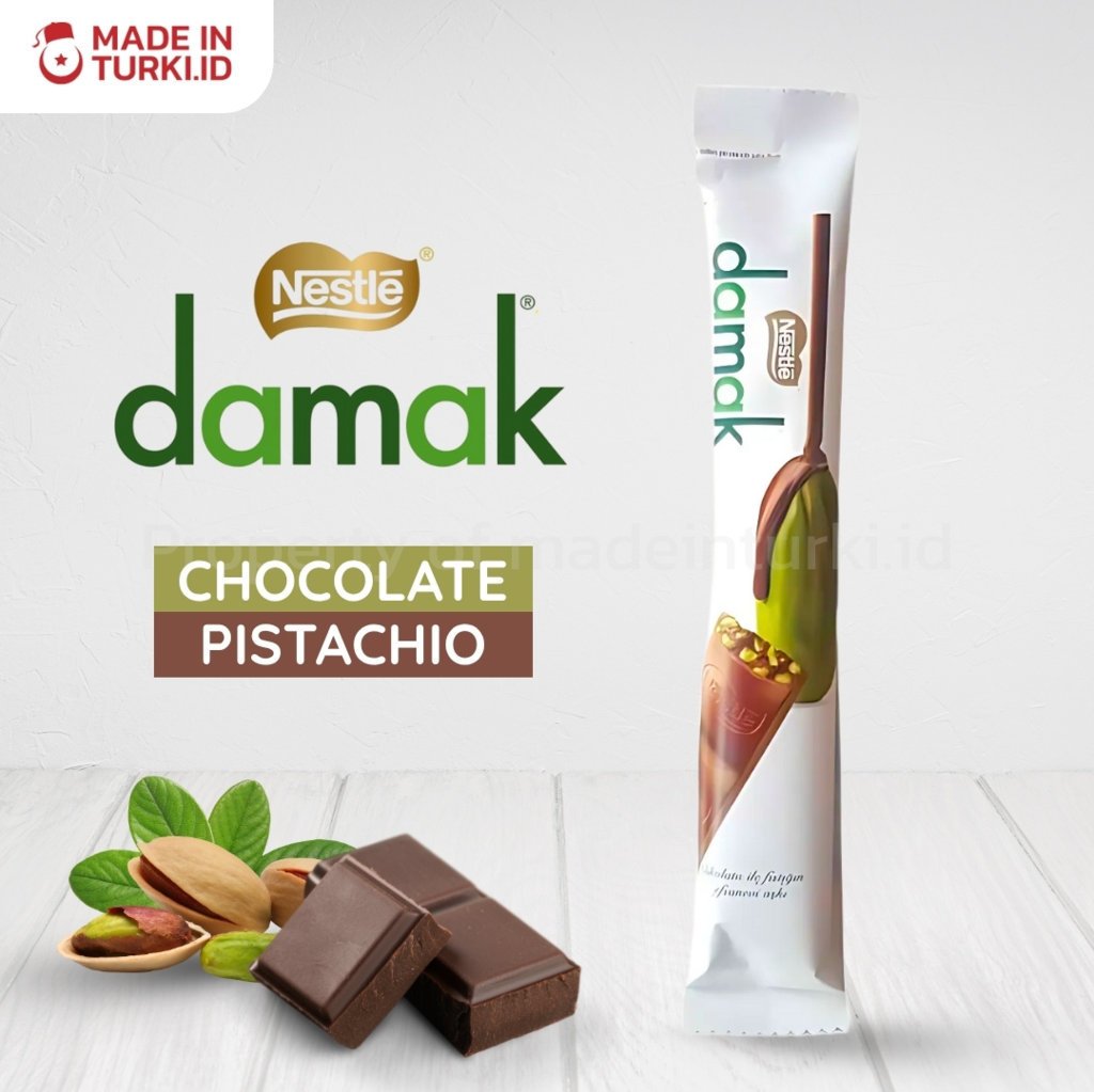 Nestle Damak Chocolate Pistachio 18 gr - Cokelat Bar Pistachio Turki ...