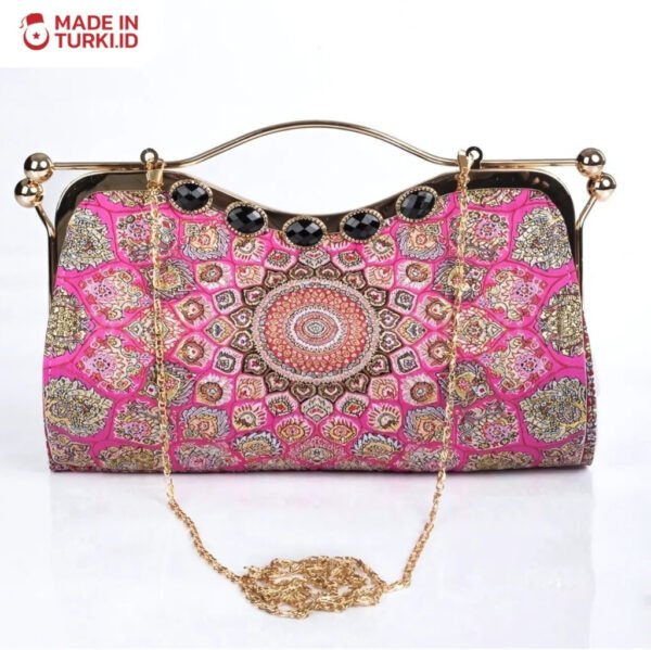 Turkish Clutch Red Bag - Tas Selempang Merah Turki