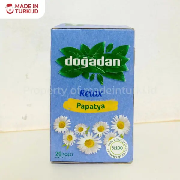 Dogadan Relax Papatya 18 Tea Bags - Dogadan Teh Aroma Bunga Kamomil 18 Kantong Asli Turki