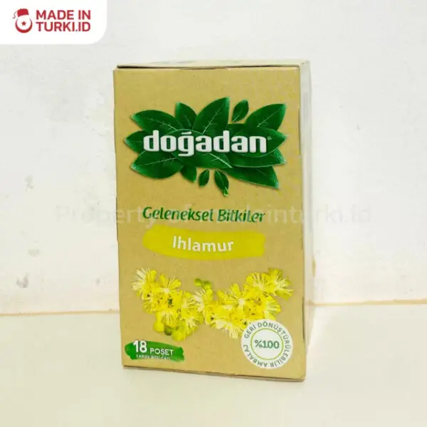 Dogadan Geleneksel Bitkiler Ihlamur 18 Tea Bags - Dogadan Teh Aroma Bunga Linden 18 Kantong Asli Turki