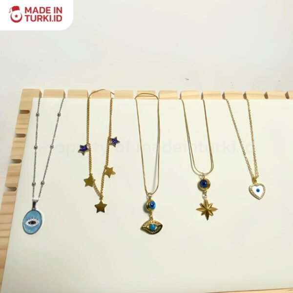 Turkish Evil Eye Necklace - Kalung Turki Wanita Evil Eye