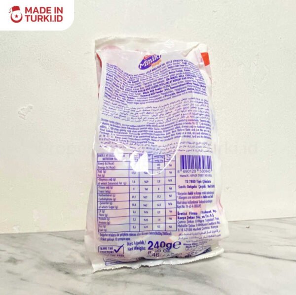 Torku Miniki Nuga Sutlu 240gr - Torku Permen Nougat Bar Susu Mini Turki