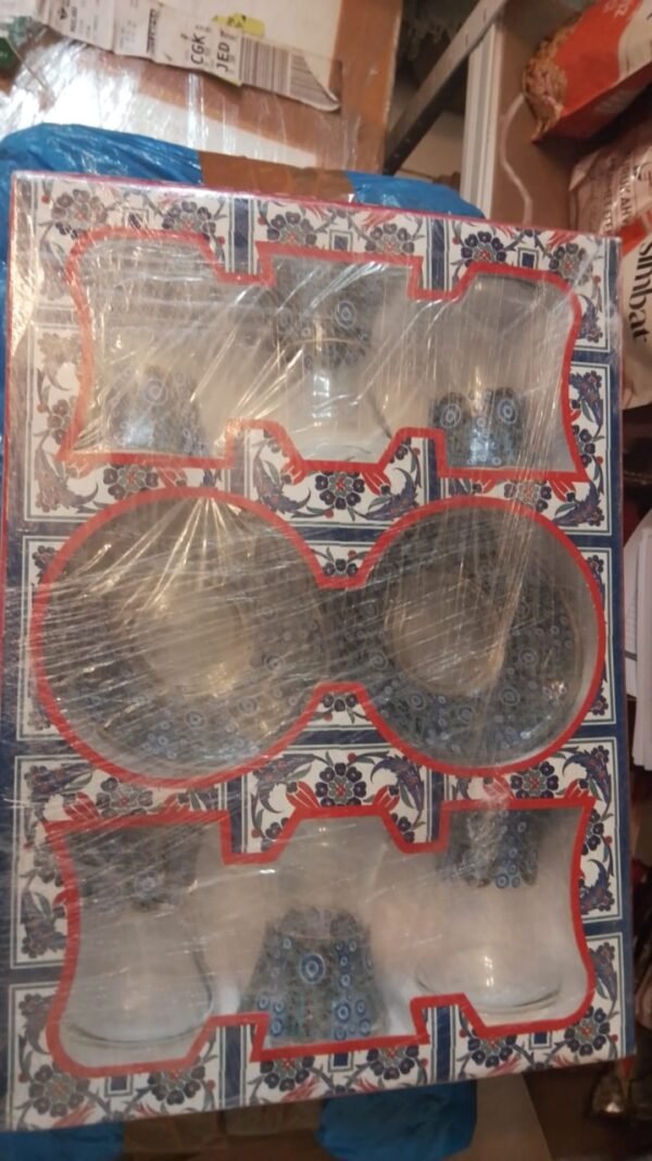 Tea Glass Turki 6 pcs - Gelas Teh 1 Set Turki