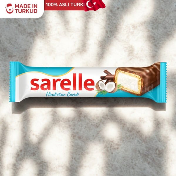 Sarelle Hindistan Cevizli 33gr - Sarelle Wafer Pasta Cokelat Kelapa Turki
