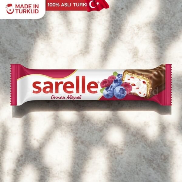 Sarelle Orman Meyveli 33gr - Sarelle Wafer Cokelat Pasta Berry Turki