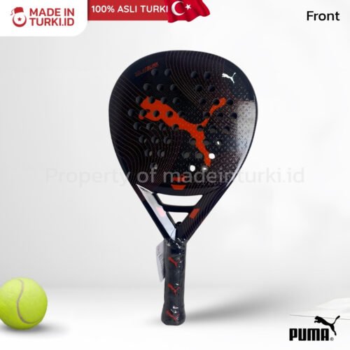Puma Solar Blink Power Padel Racket Black – Raket Padel Puma Solar Blink Power Hitam