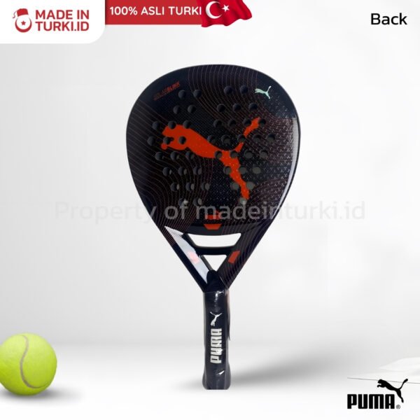 Puma Solar Blink Power Padel Racket Black – Raket Padel Puma Solar Blink Power Hitam