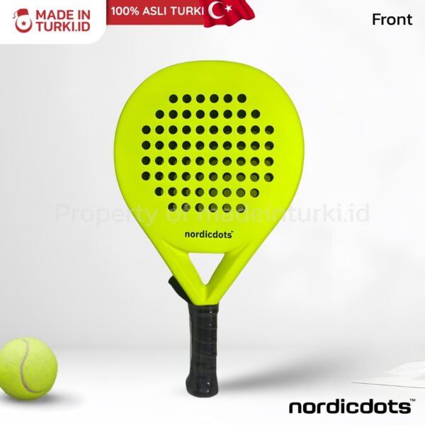 Nordicdots Fiesta Series Padel Racket Sunny Lime – Raket Padel Nordicdots Fiesta Series Sunny Lime