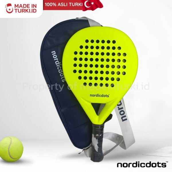 Nordicdots Fiesta Series Padel Racket Sunny Lime – Raket Padel Nordicdots Fiesta Series Sunny Lime