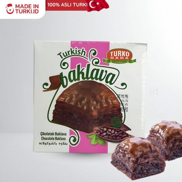 Turko Baba Turkish Baklava Cikolatali Baklava 125gr - Turko Baba Baklava Isi Cokelat Turki