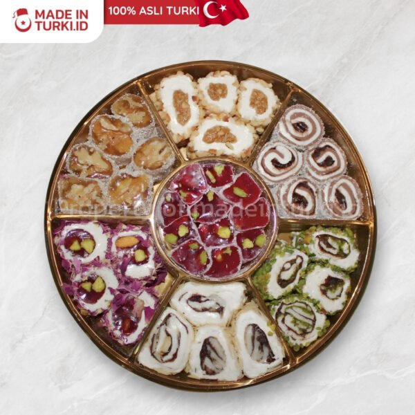 188 Tugba Sultan Ahmet & Ayasofya Turkish Delight 430gr - Tugba Lokum Mix Turkish Delight Turki