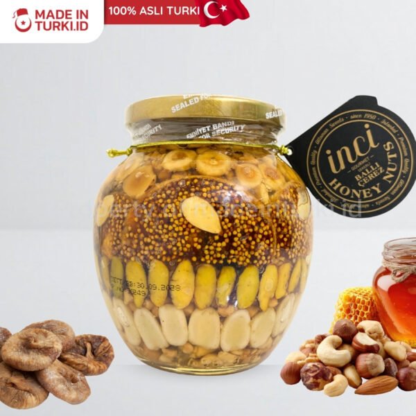 263 Inci Gourmet Honey Nuts 420 gr - Inci Gourmet Madu Kacang Buah Tin Turki