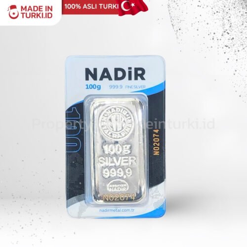 Nadir Fine Silver 100gr - Nadir Perak Batangan 100gr Turki