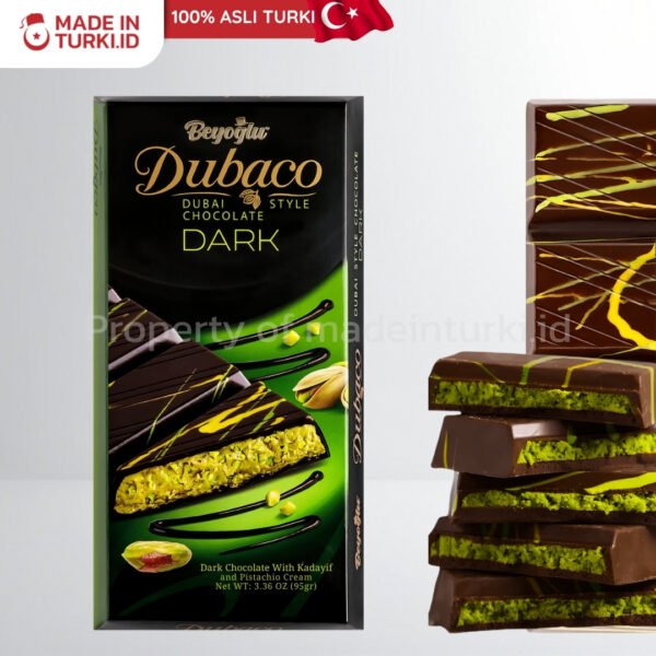 Beyoglu Dubaco Dubai Dark Chocolate 95gr – Beyoglu Cokelat Hitam Dubai Turki