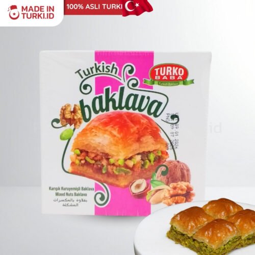 Turko Baba Turkish Baklava Ozel Karisik 125gr - Turko Baba Baklava Isi Pistachio Walnut Turki