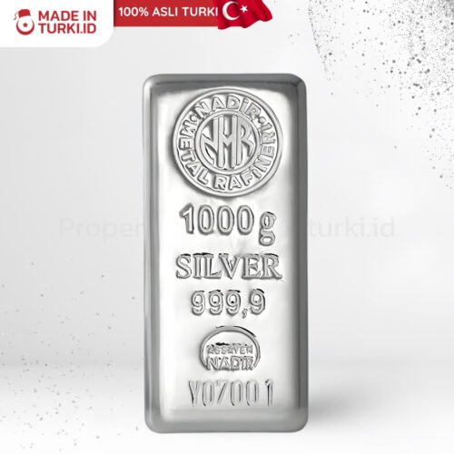 Nadir Fine Silver 1000gr - Nadir Perak Batangan 1000gr Turki