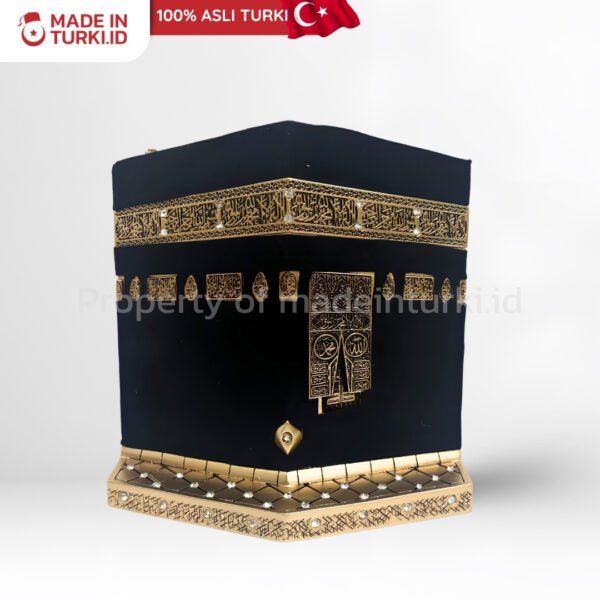 Figure Kadifeli Buyuk Boy Kabe B-839 - Kabah Emas Asli Turki
