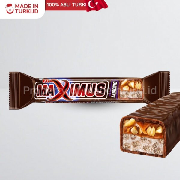 Eti Maximus Loading Sutlu Cikolata Sapli 50gr - Eti Maximus Loading Cokelat Bar Nougat Asli Turki