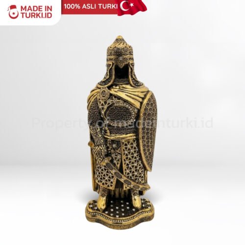 Figure Buyukboy Esma Zirh Altin ARS-050 - Hiasan Prajurit Ottoman Emas Asli Turki