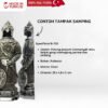 Figure Yeni Pelerinli Zirh Kucuk Boy Gumus B-702 - Hiasan Prajurit Ottoman Silver Asli Turki